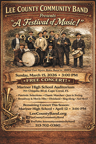 Lee County Community Band set to wrap up season with two remaining concerts